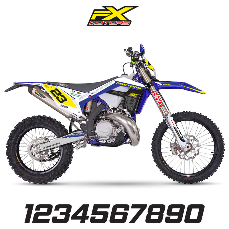 fonds plaques perso sherco fxmotors pure enduro factory jaune