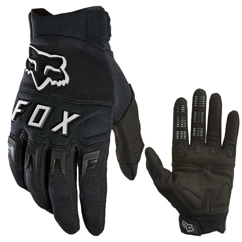 gant fox racing dirtpaw homologue ce blanc noir 2023 enduro