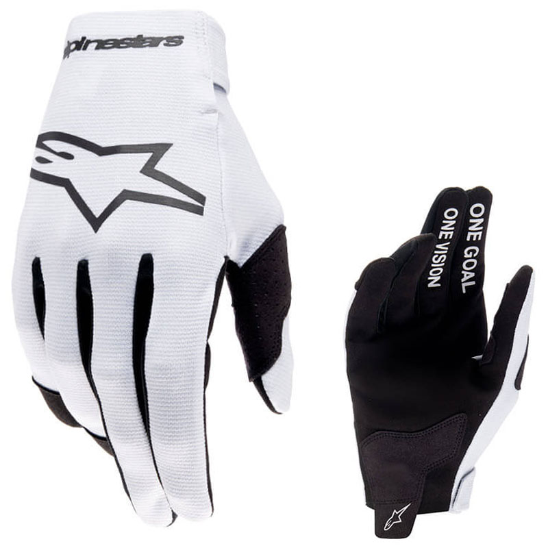 gants alpinestars radar gris clair 2025 cross