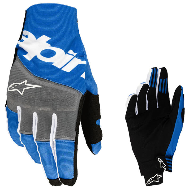 gants alpinestars techstar bleu 2025 cross