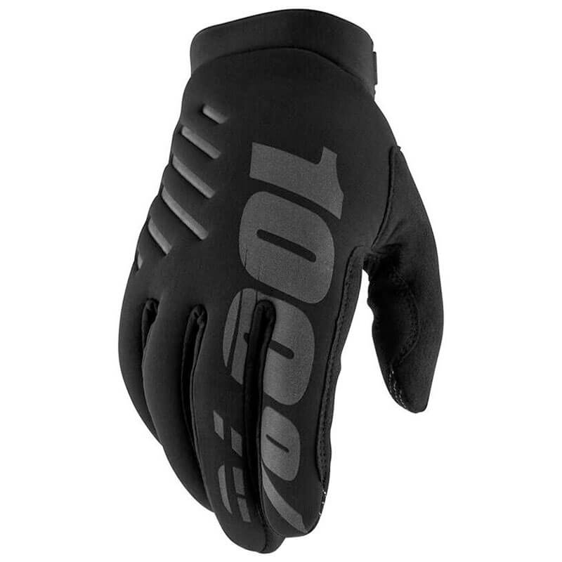 gants cross 100 pour cent brisker CE noir