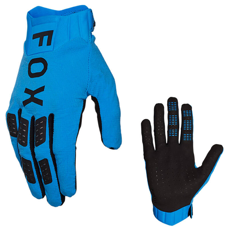 gants cross fox racing flexair bleu 2025 cross