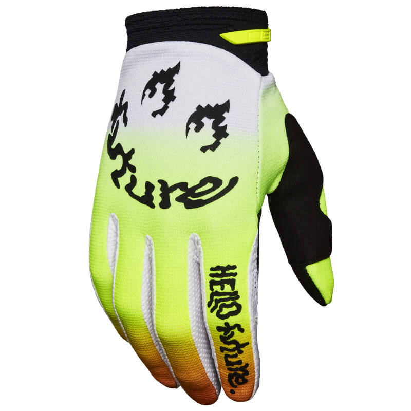 gants fox racing 180 hello future jaune 2025