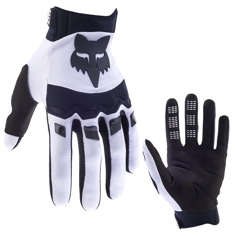 gants fox racing dirtpaw blanc noir 2025 cross