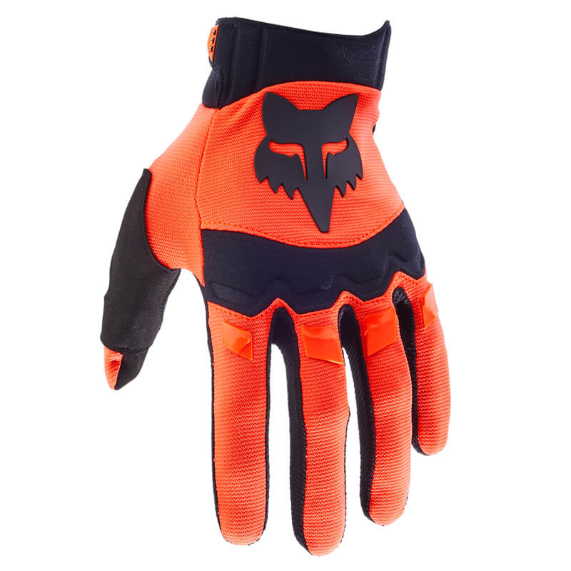 gants fox racing dirtpaw orange fluo 2025