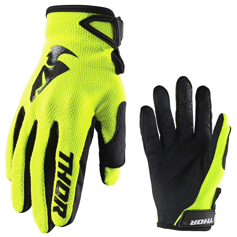 gants thor sector jaune fluo 2024 cross