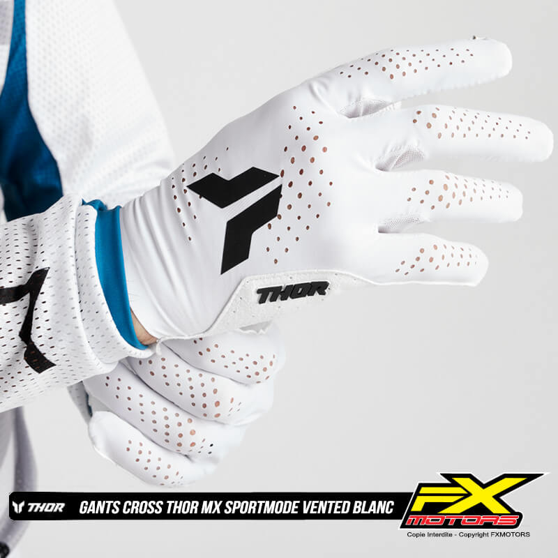 gants thor sportmode vented blanc 2025 mx