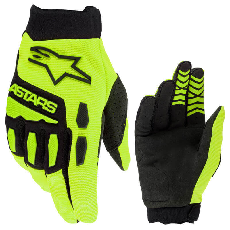 gants youth alpinestars full bore jaune 2024 motocross MX