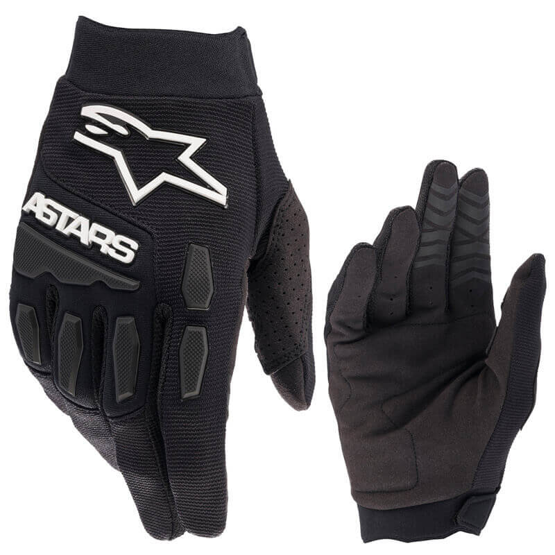 gants youth alpinestars full bore noir 2024 motocross MX