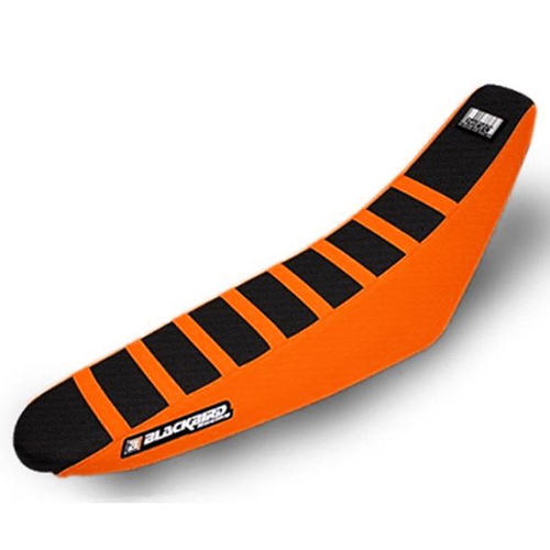 housse de selle motocross blackbird zebra ktm orange