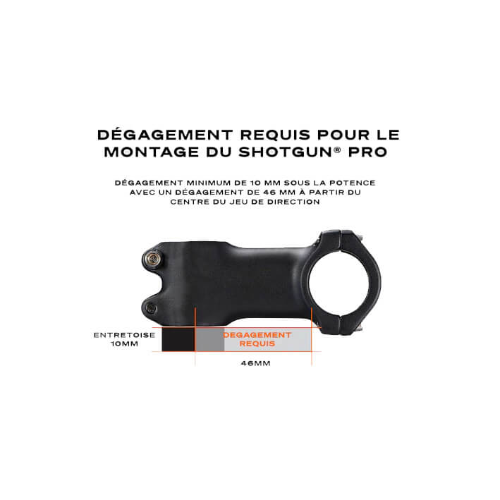 kit combo selle et guidon enfant shotgun pro installation