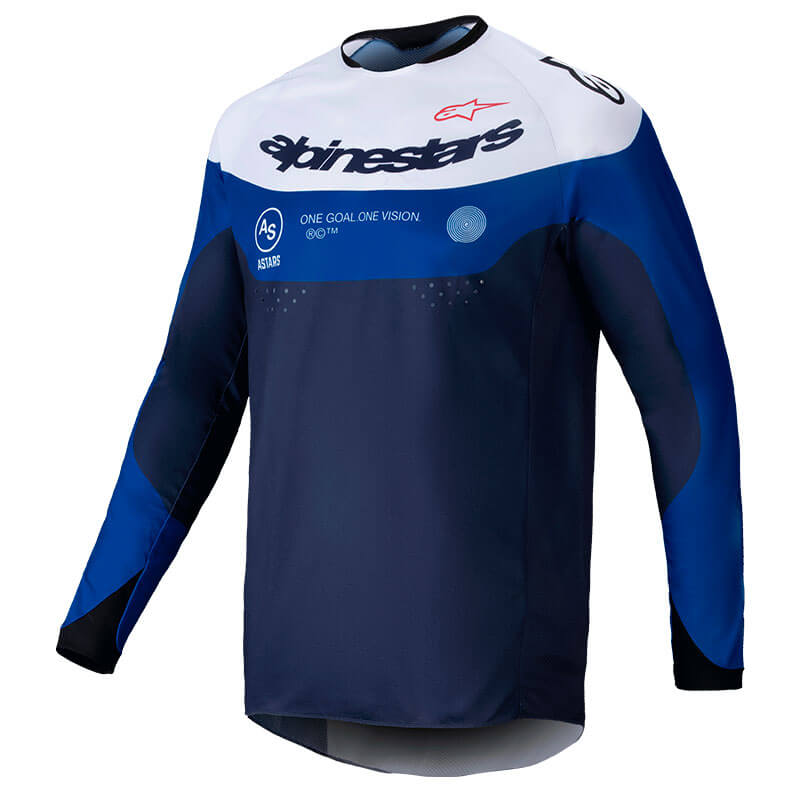 maillot alpinestars enduro pro dura bleu 2025 trial