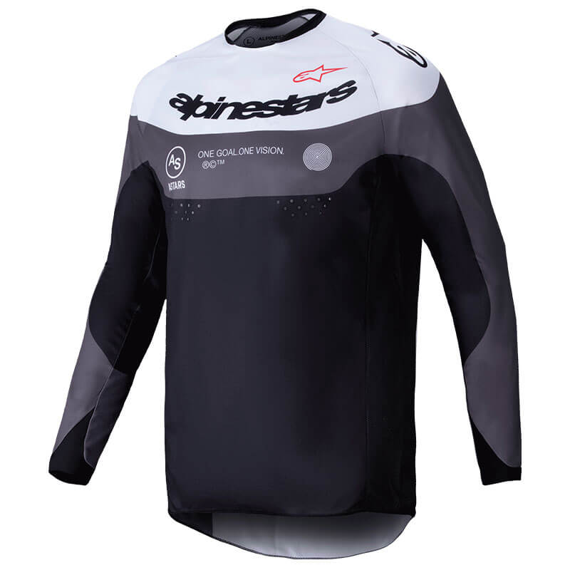 maillot alpinestars enduro pro dura noir 2025 trial