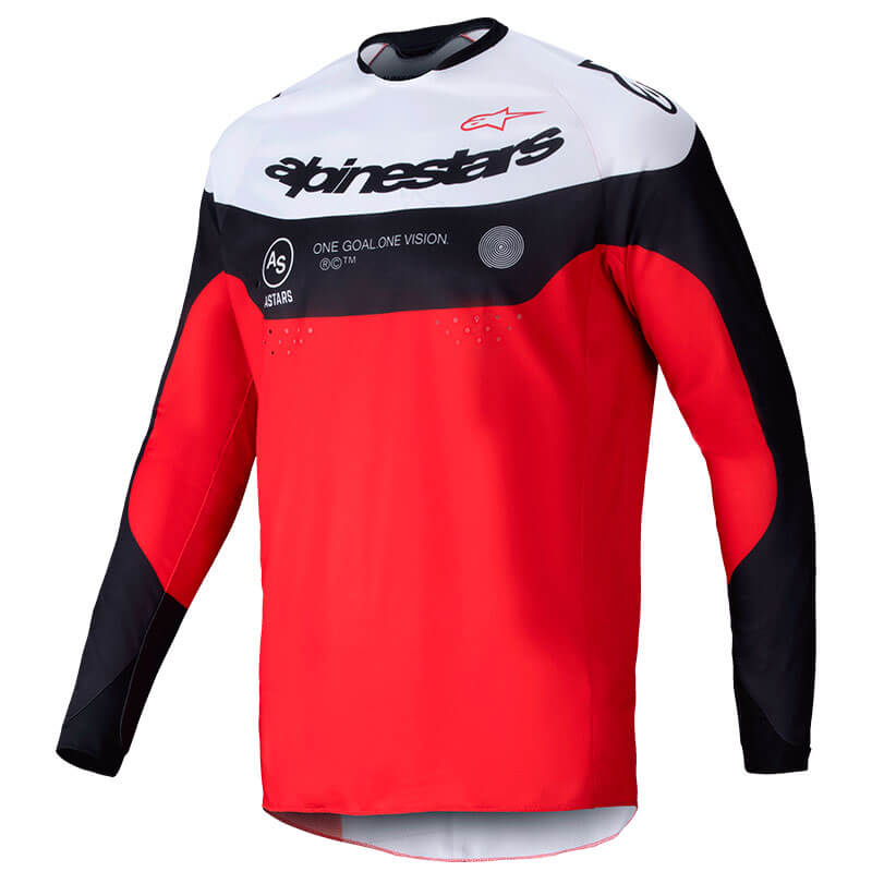 maillot alpinestars enduro pro dura rouge 2025 trial