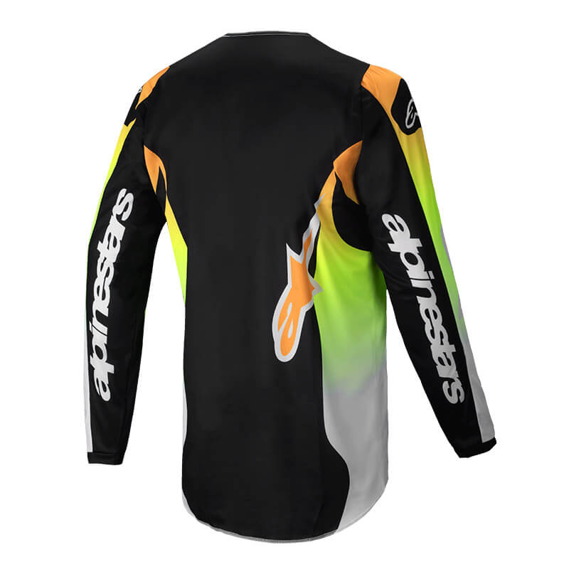 maillot alpinestars fluid wurx jaune fluo 2025 cross