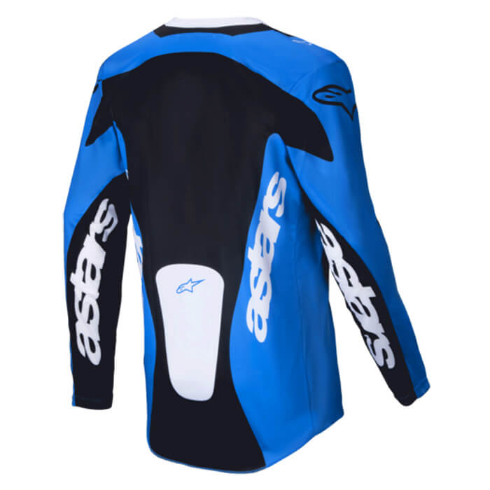 maillot alpinestars racer veil bleu 2025 cross mx