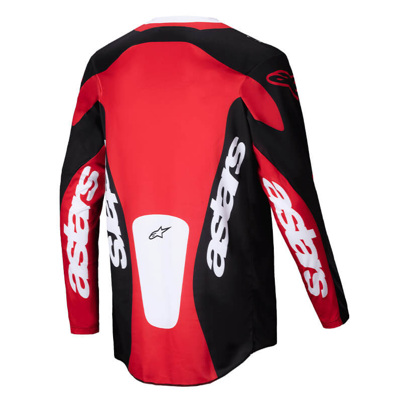 maillot alpinestars racer veil noir rouge 2025 cross