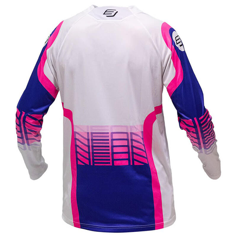 maillot bud racing neon blanc violet 2025 cross