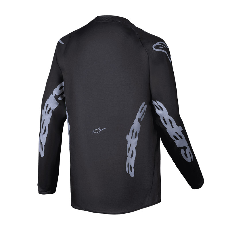 maillot enfant alpinestars racer graphite 2025 cross