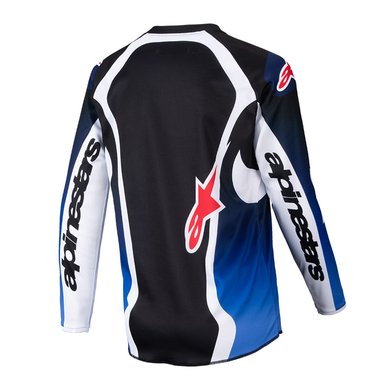 maillot enfant alpinestars racer kid wurx bleu 2025 cross