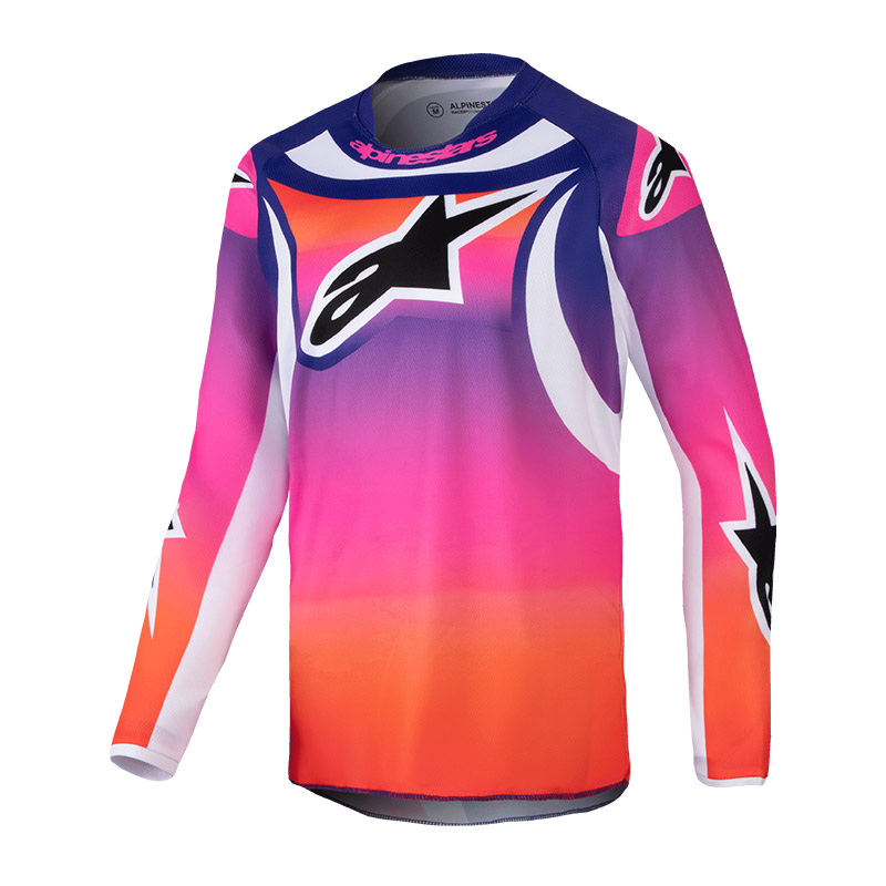 maillot enfant alpinestars racer kid wurx orange 2025