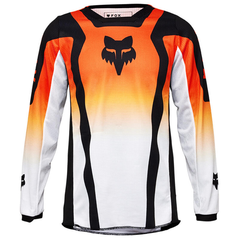 maillot enfant fox racing 180 lean orange 2025 mx