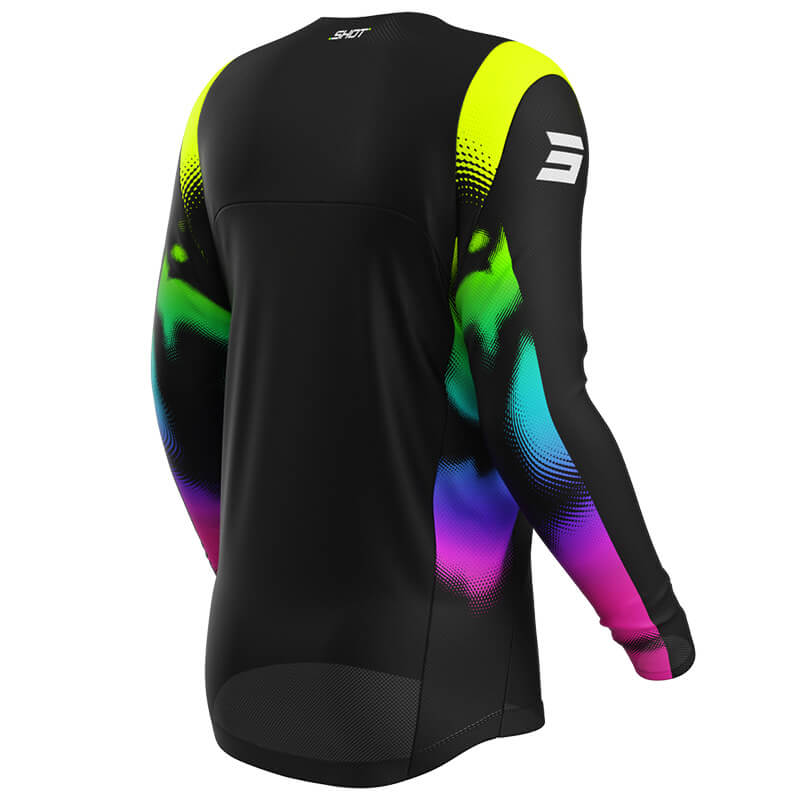 maillot enfant shot contact nitro noir 2025 cross