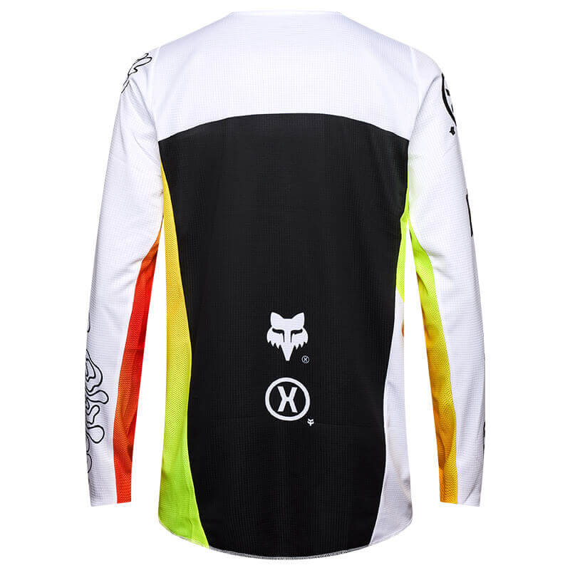 maillot fox racing 180 hello future blanc 2025 cross