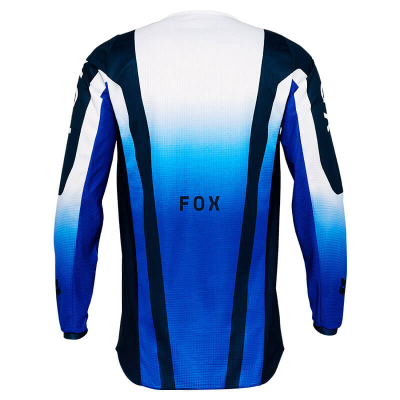 maillot fox racing 180 lean bleu 2025 cross mx