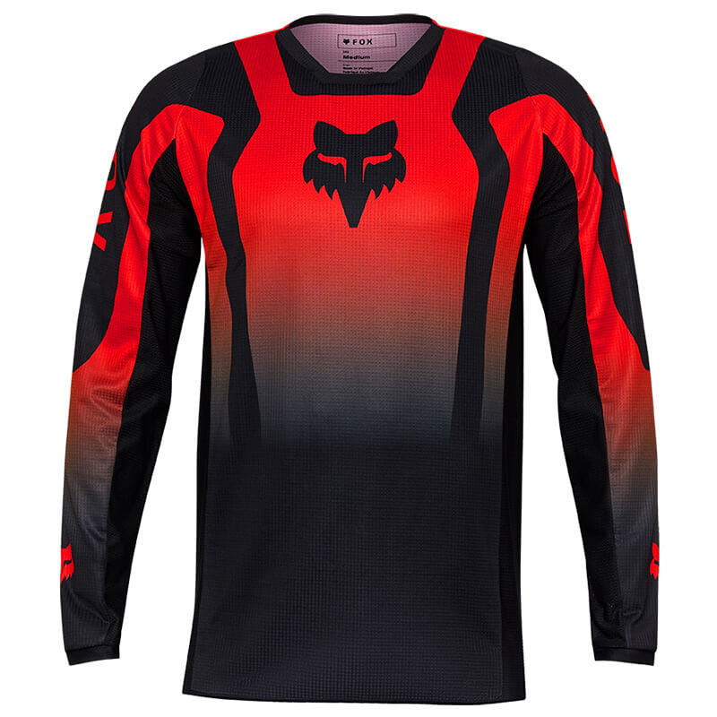 maillot fox racing 180 lean rouge 2025 mx