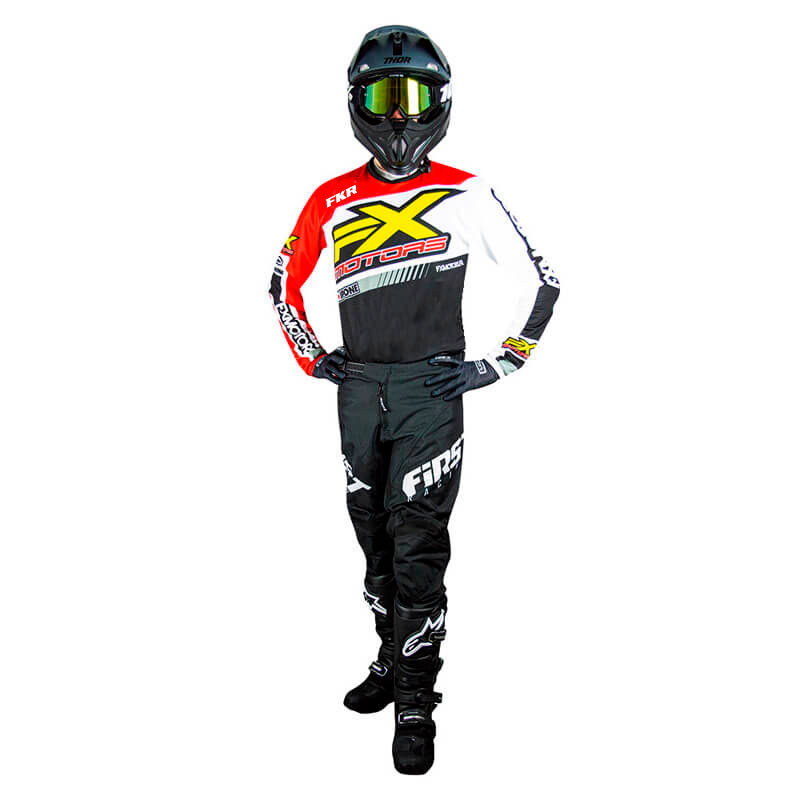 maillot fxmotors racing line rouge fkr 5