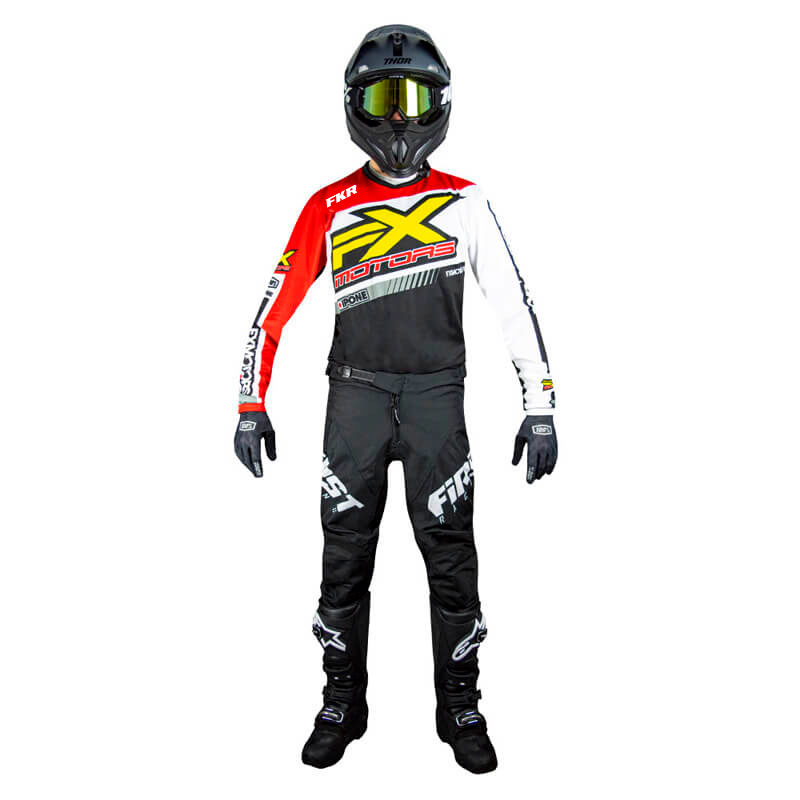 maillot fxmotors racing line rouge fkr 6