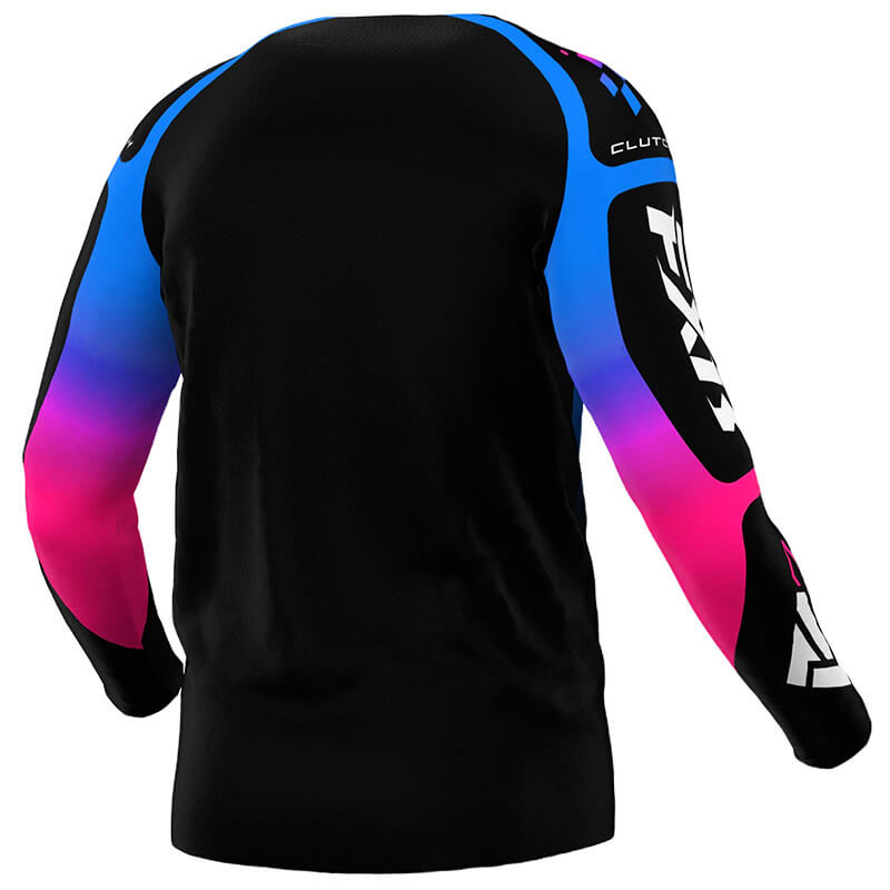 maillot fxr clutch rose bleu 2025 cross mx