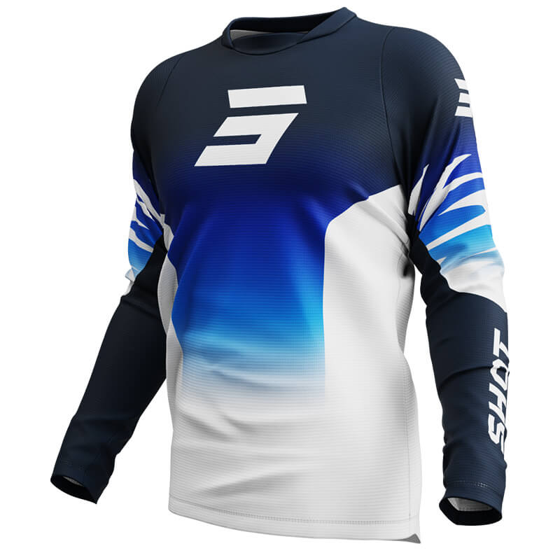 maillot shot devo x trem bleu 2025 mx