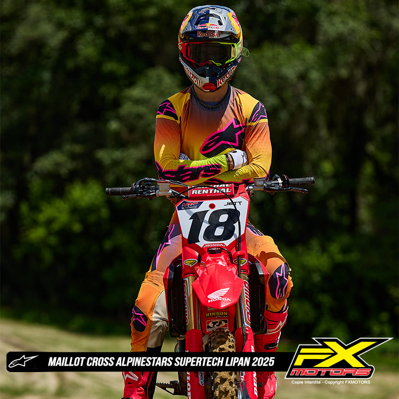 maillot supertech lipan jaune 2025 mx