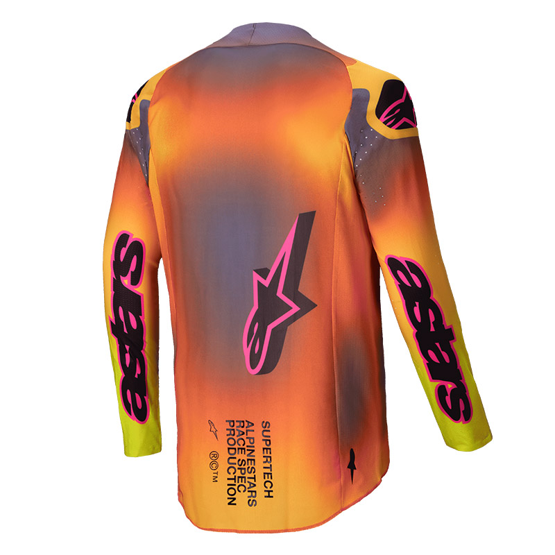 maillot supertech lipan jaune dos