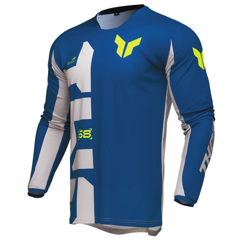 maillot thor launchmode forge bleu 2025 mx