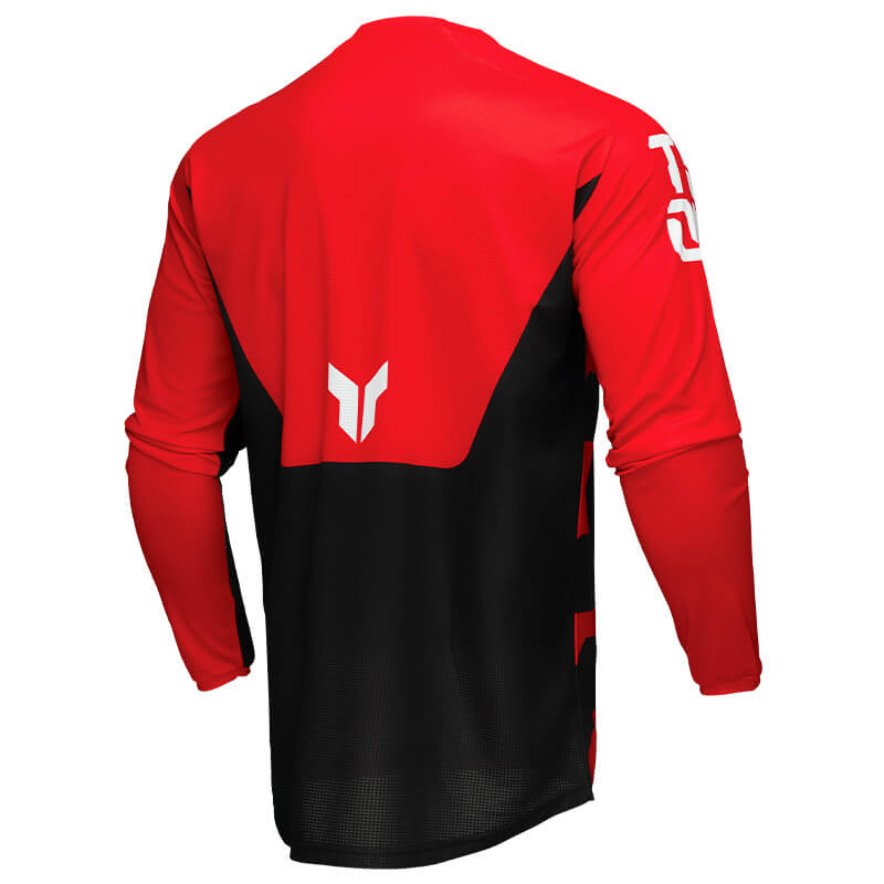 maillot thor launchmode forge rouge 2025 enduro mx