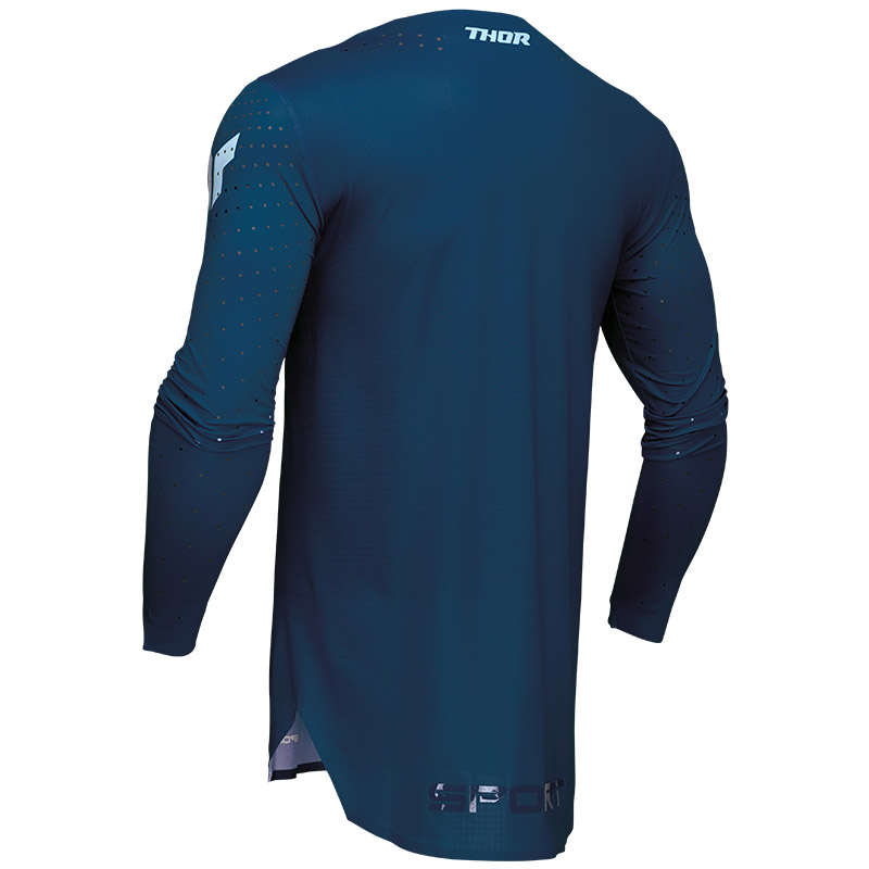 maillot thor sport brave bleu dos