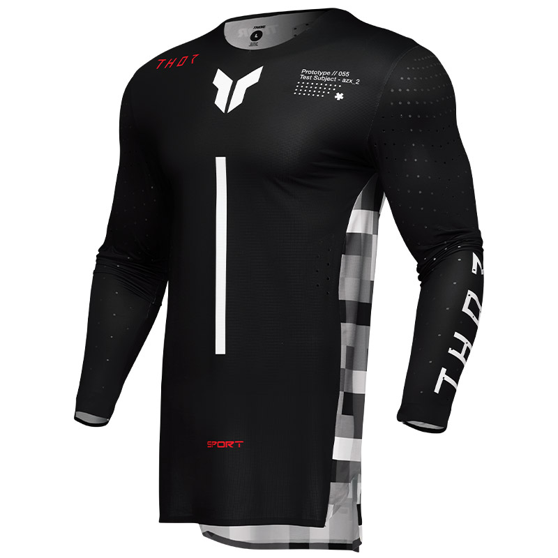 maillot thor sport riot black red