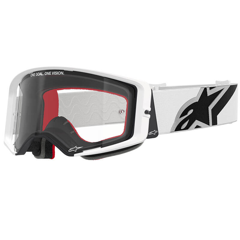 masque alpinestars supertech corp blanc clair 2025