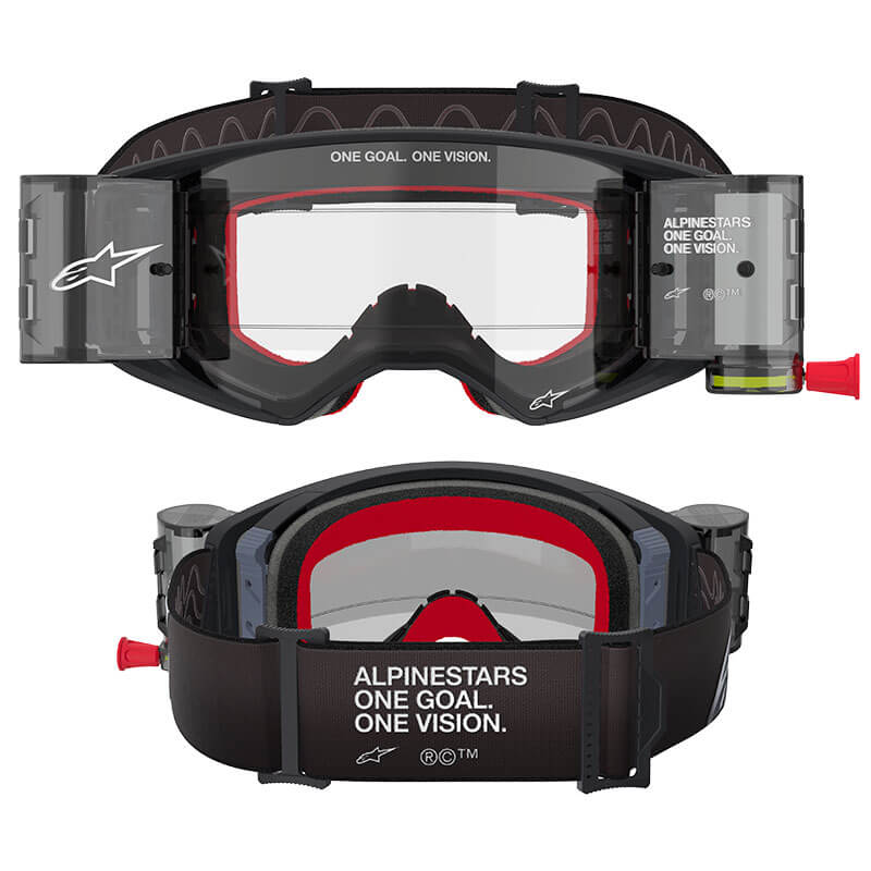 masque alpinestars supertech corp rolloff noir gris 2025 cross