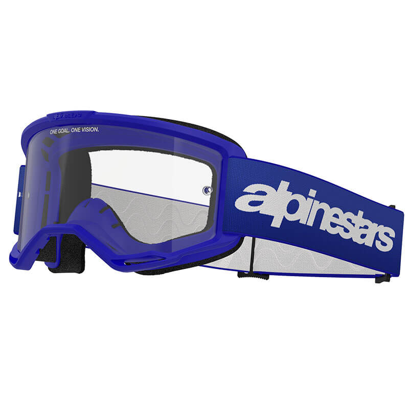 masque alpinestars vision 3 wordmark bleu clair 2025