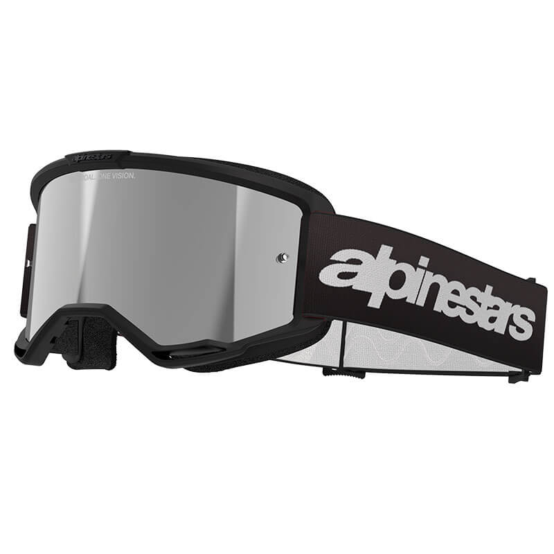 masque alpinestars vision 3 wordmark noir mirror 2025