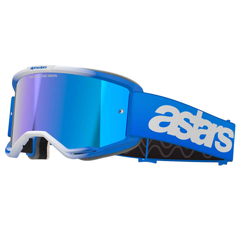 masque alpinestars vision 5 blaze bleu mirror 2025