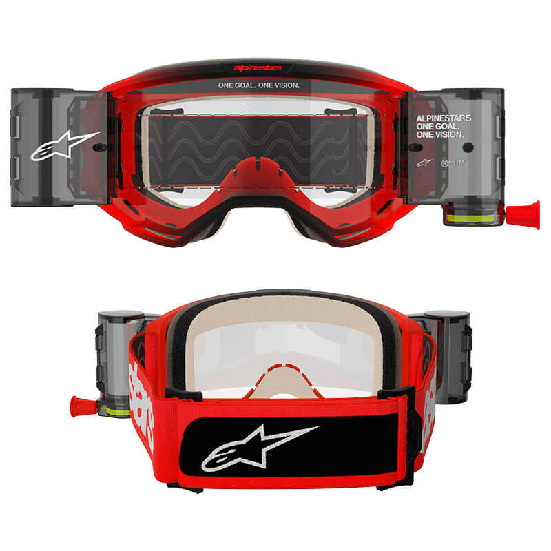 masque alpinestars vision 5 blaze rouge rolloff 2025 cross