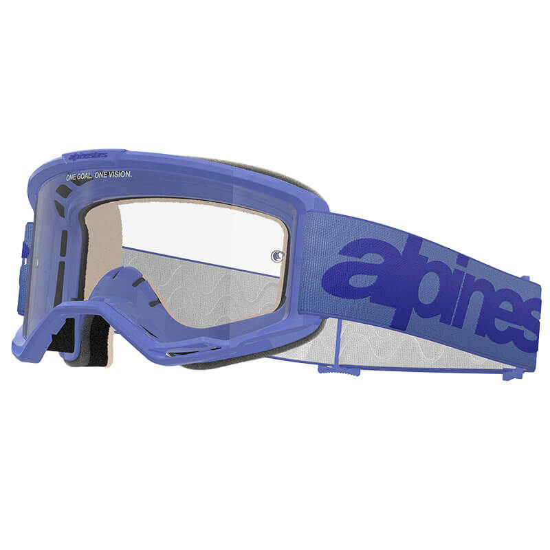 masque alpinestars vision 5 wordmark violet clair 2025