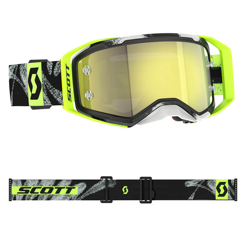 masque cross scott prospect 2.0 noir jaune fluo 2025