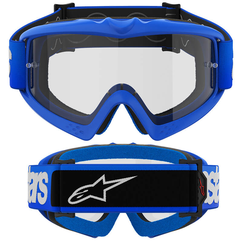 masque enfant alpinestars vision blaze bleu clair 2025 cross