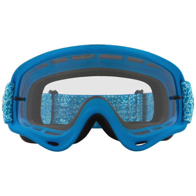 masque oakley o frame crackle bleu cross